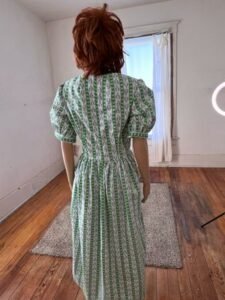 Striped Ticking Dress By a Herman S 26-27 W