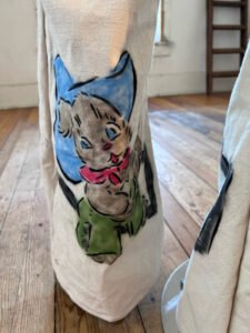 Mens Cowboy Dog Jeans 36 Canvas