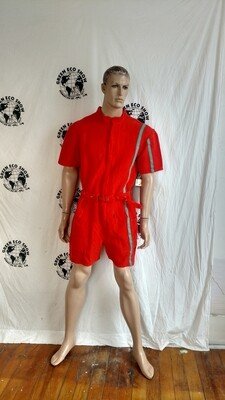 Mens Romper Orange racing Stripe XL