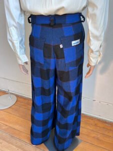 Mens Wool Buffalo Plaid Bell Bottoms 30"