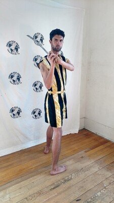 Mens Romer Gold Striped L
