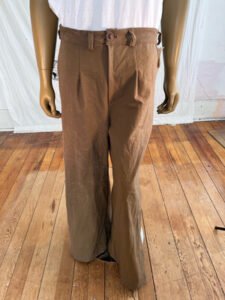 Mens Wide Leg Pants tan 34