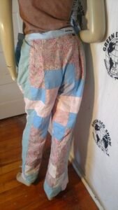 Womens Patchwork bells Pants w 31"