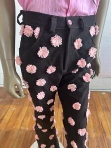 Daisy Pants Sewn on by Anna Herman 32 x 34 Buckle back