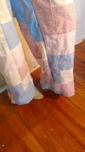 Womens Patchwork bells Pants w 31"