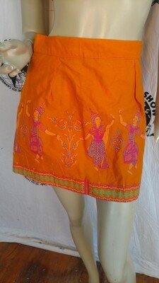 Thailand Dancer mini Skirt 28" USA Cotton