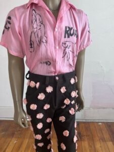 Daisy Pants Sewn on by Anna Herman 32 x 34 Buckle back