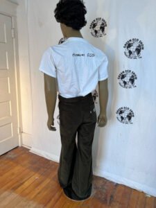 Mens Wide Leg Bell Corduroy Pants 32"