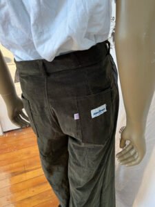 Mens Wide Leg Bell Corduroy Pants 32"