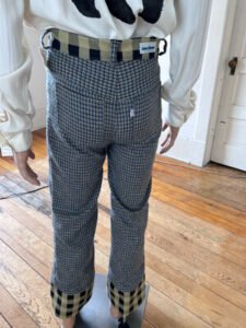 Mens Wool s Plaid Pants 31"