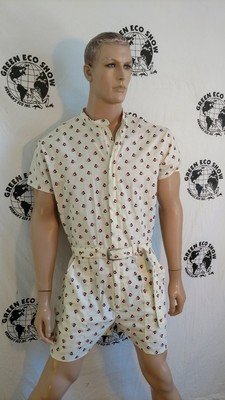 Mens Romper Rooster Heads Bonjour  L