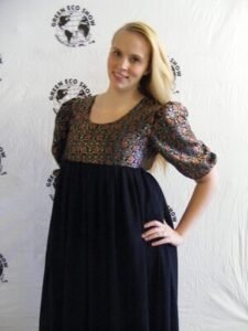 Evening Gown Lace up   layered L