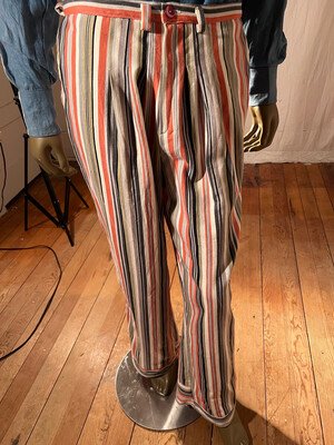 Mens Striped Dress Pants 33"