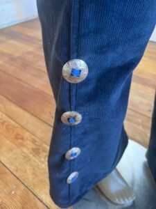 Mens Concho Corduroy Bells Jeans33-34 blue