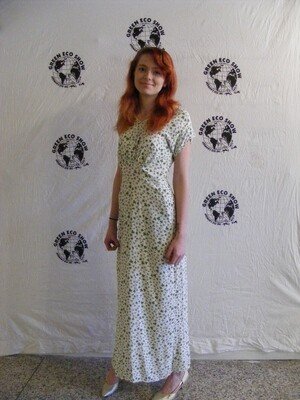 Rayon gown Dress S 