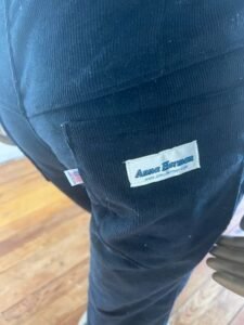 Mens Concho Corduroy Bells Jeans33-34 blue