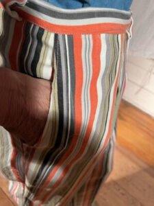 Mens Stripe Dress Pants 33