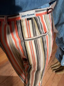 Mens Stripe Dress Pants 33