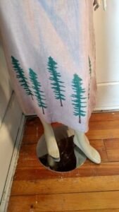 Hermans Hemp  Airbrushed  M Renaissance Dress 