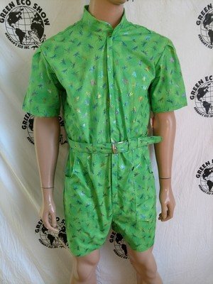 Mens Romper Dragonfly L Metallic