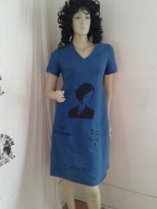 Hermans Hemp airbrushed Grafitti Dress S Liberty