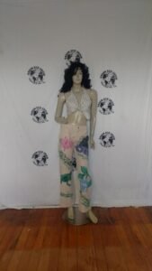 Environmentalist Painted Jeans W 30" Air brushed Hemp