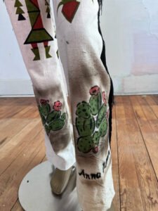Western Fringe Pained Cactus Pants Kachina 32