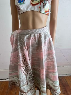 Desert Skies Circle Skirt  XL 36" W Cotton