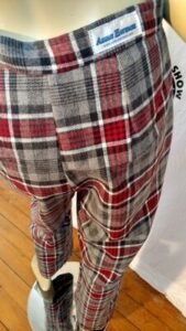 Womens High Waisted Plaid  w 30'