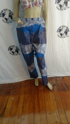 Womens High waisted pants Denim L