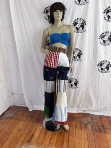 Womens Patchwork Pants Nautical M w29"