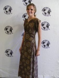 Rayon Dress Gown  S By A Herman