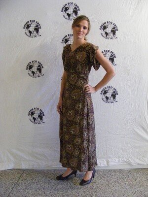 Rayon Dress Gown  S By A Herman