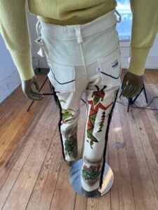 Western Fringe Pained Cactus Pants Kachina 32