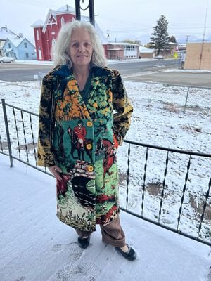 Velvet Tapestry Coat L Tally Hoo  Lined
