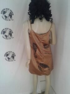 Hermans Hemp Silk / Hemp Dress Endagered Species  M