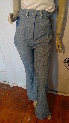 Womens  RailRoad Stripe Bells Jeans  27"
