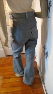 Womens  RailRoad Stripe Bells Jeans  27"