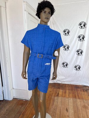 Mens Romper Secret Agent terrycloth L