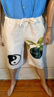 Hermans Hemp M Yoga Shorts Airbrushed