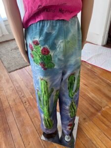 Womens Air brushed Cactus Pants XL